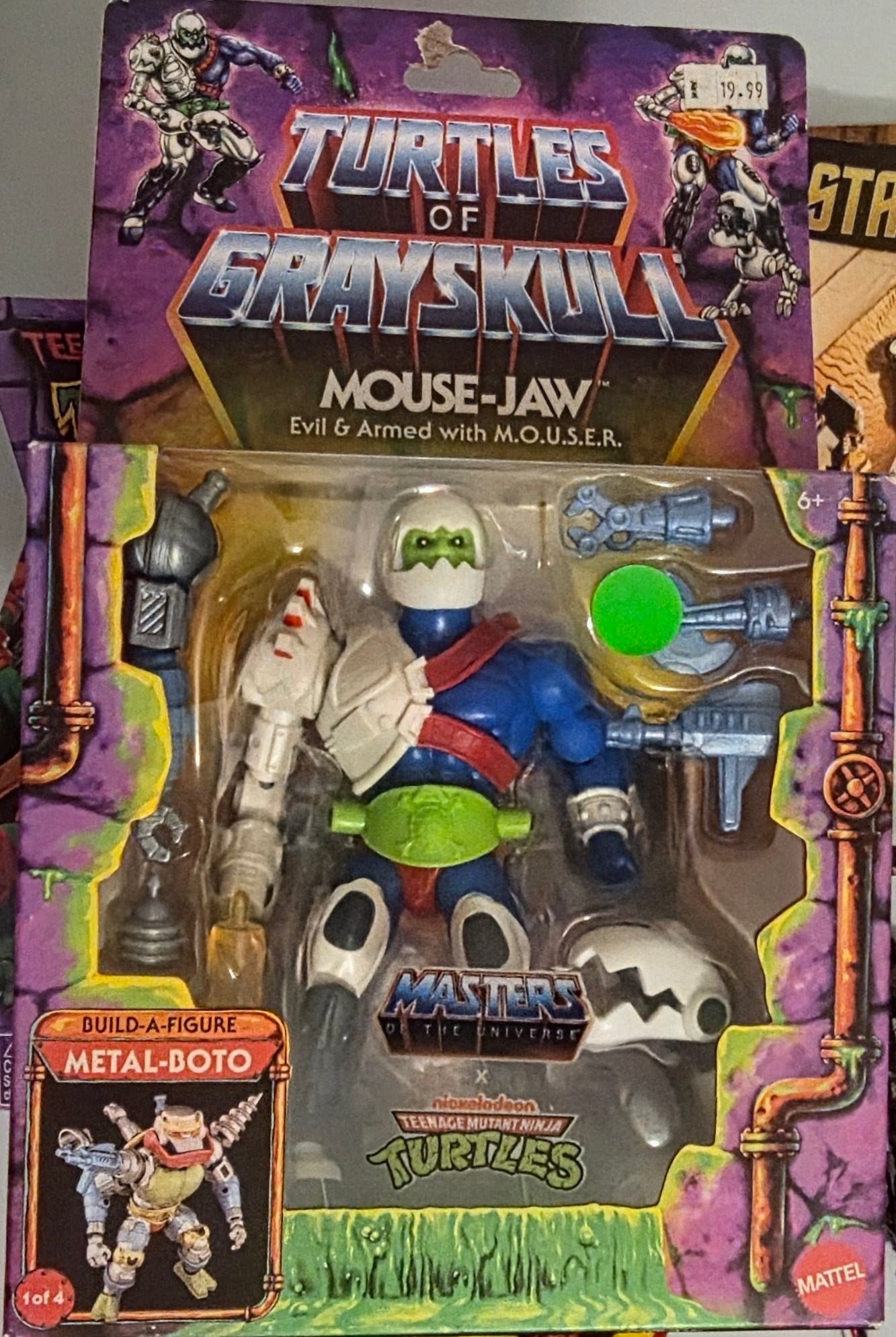 Turtles of Grayskull Mouse-Jaw Action Figure - MOTU x TMNT Crossover