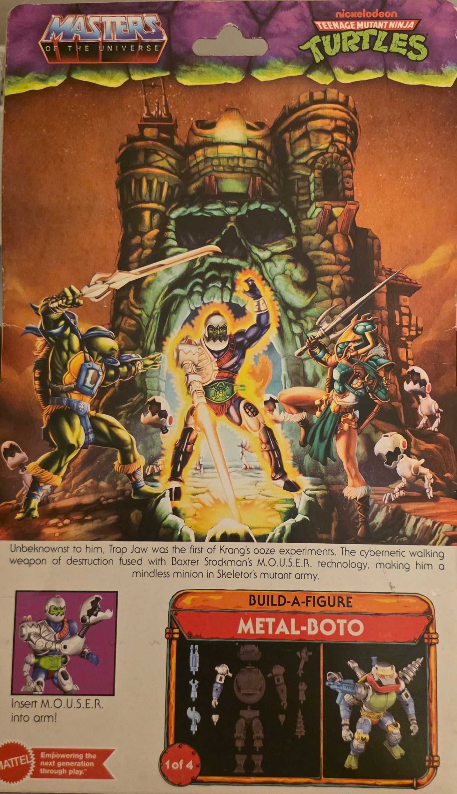 Turtles of Grayskull Mouse-Jaw Action Figure - MOTU x TMNT Crossover