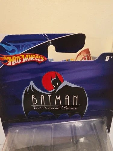 2007 Hot Wheels Batman Animated Series Batmobile Carded Diecast DC Comics - Grown Up Kids