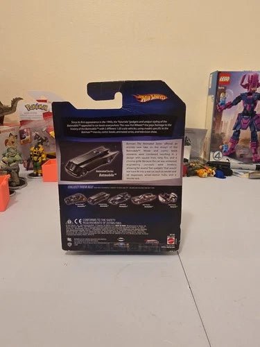2007 Hot Wheels Batman Animated Series Batmobile Carded Diecast DC Comics - Grown Up Kids