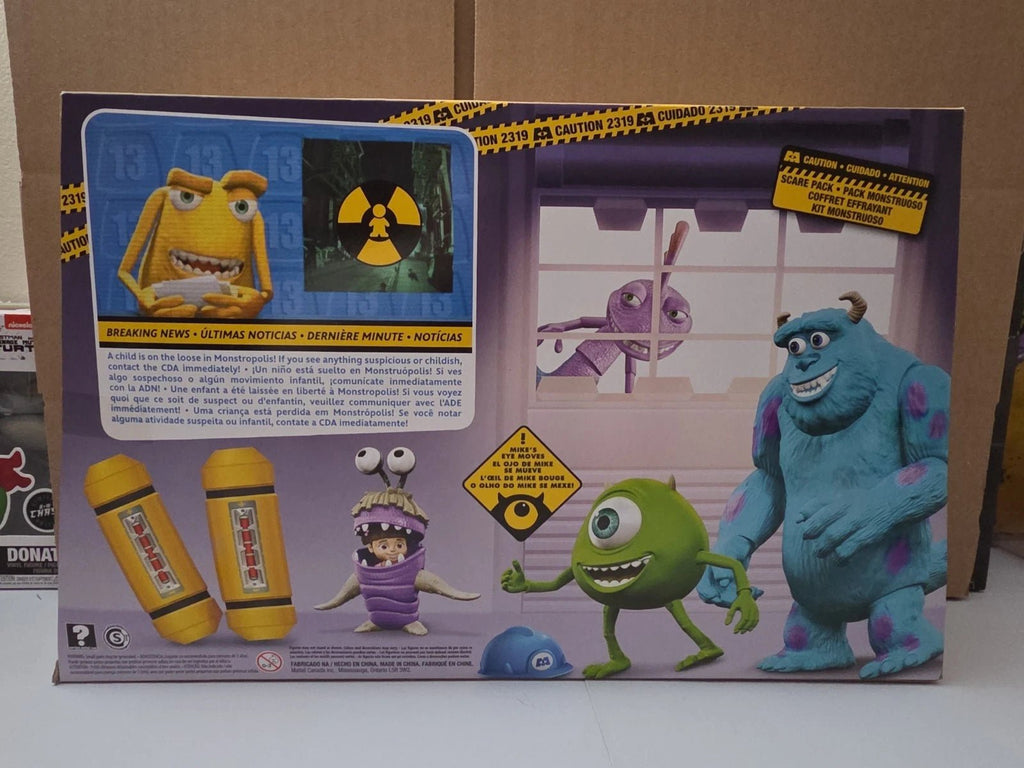 2019 Disney Pixar Monsters Inc Scare Pac Mike & Sully Articulated Action Figures - Grown Up Kids