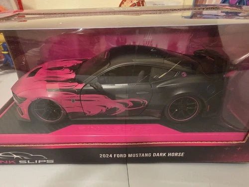 2024 Jada Pink Slips 2024 Ford Mustang Dark Horse 1/24 Black Pink - Grown Up Kids