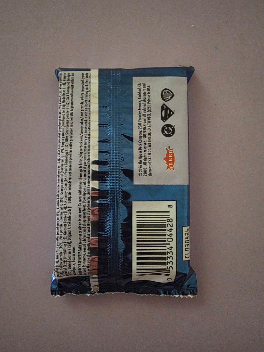 2026 Upper Deck Fleer Ultra Superman Booster Pack Sealed DC Trading Cards 6 Card - Grown Up Kids