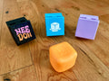 3D Printed Protective Case for Standard NeeDoh Nice Cube (Square Fidget Holder) - Version 2.0 - Grown Up Kids