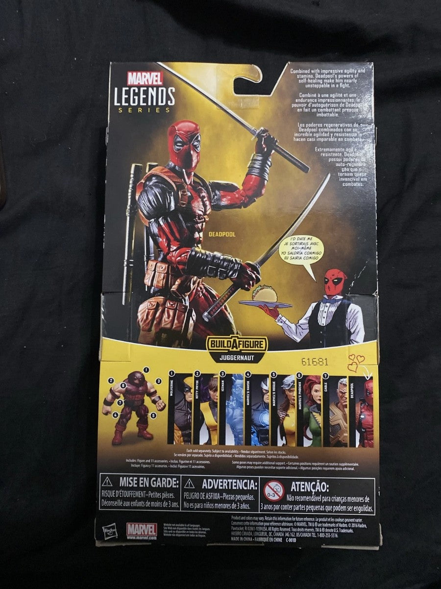 Marvel Legends Deadpool Juggernaut BAF Series 6-Inch Figure Hasbro X-Men
