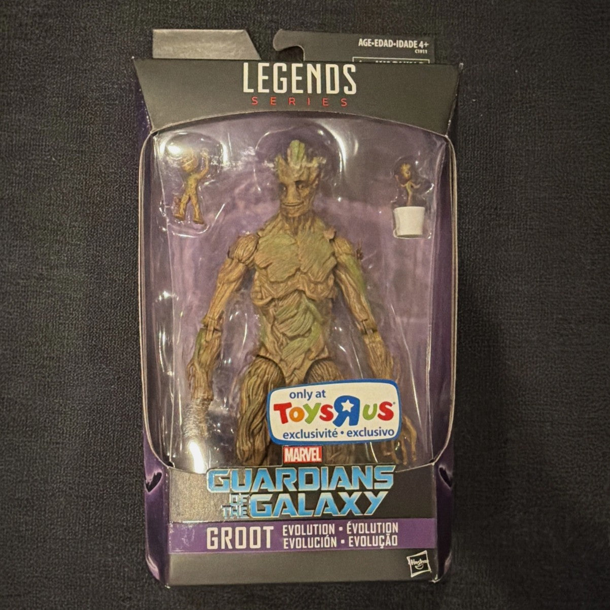 Marvel Legends Groot Toys R Us Exclusive 6-Inch Figure Hasbro Guardians of the Galaxy