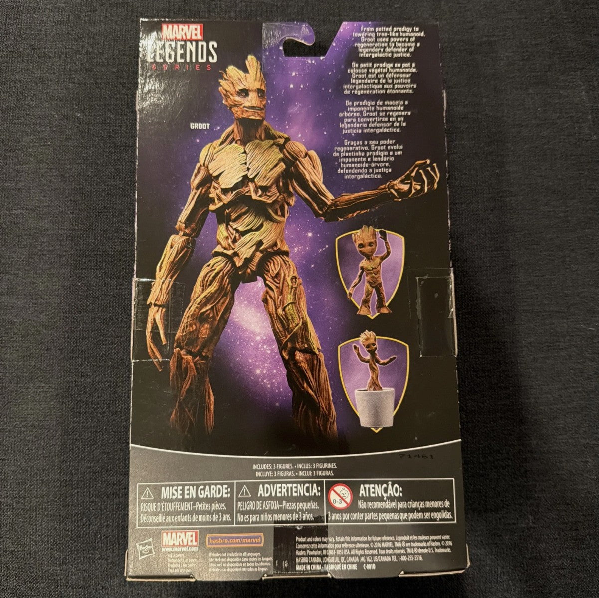 Marvel Legends Groot Toys R Us Exclusive 6-Inch Figure Hasbro Guardians of the Galaxy