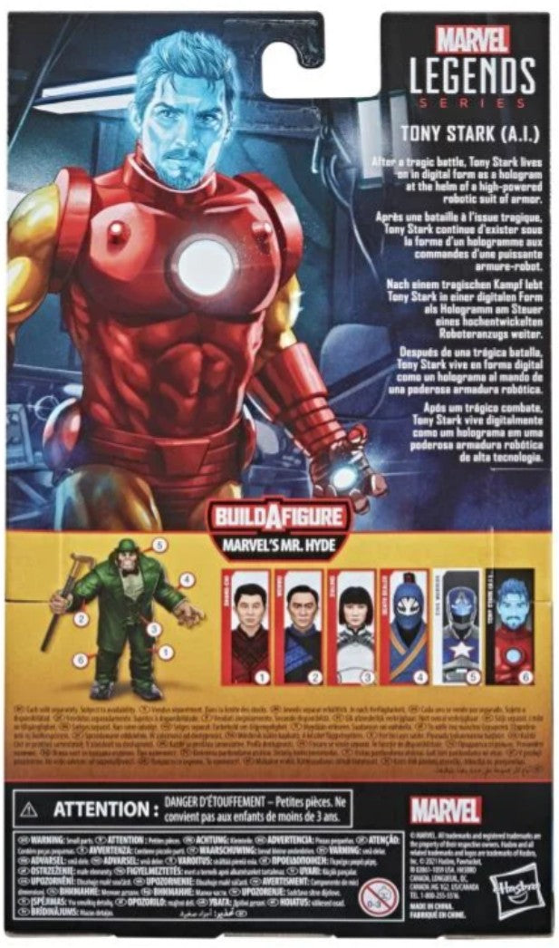 Marvel Legends Iron Man Tony Stark AI 6-Inch Figure Hasbro Avengers