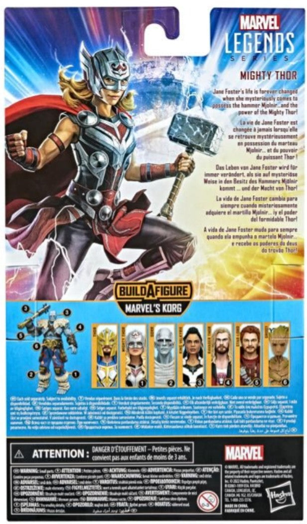 Marvel Legends Mighty Thor Jane Foster Thor Love and Thunder 6-Inch Figure Hasbro