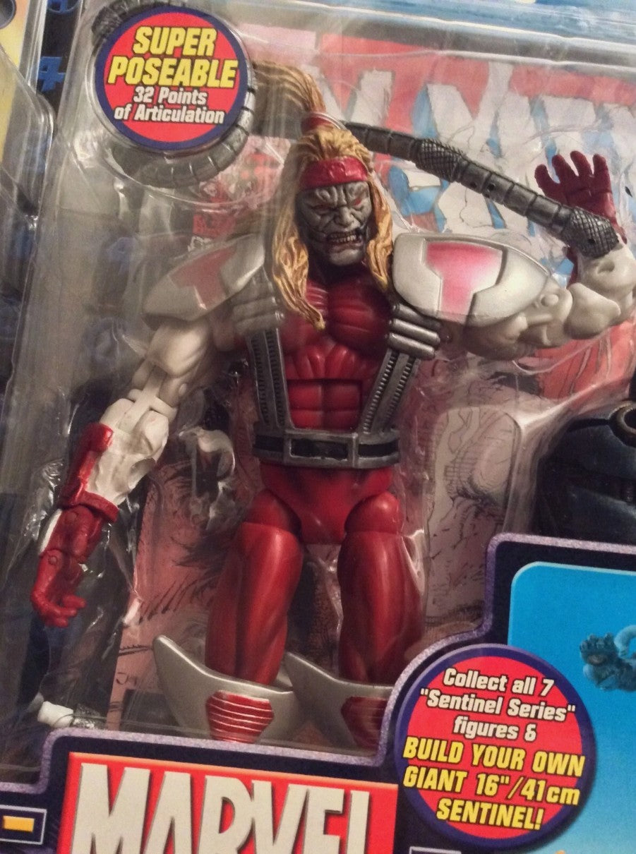 Toy Biz Marvel Legends Sentinel Series Complete Set (7 Figures) MOC Build-A-Figure