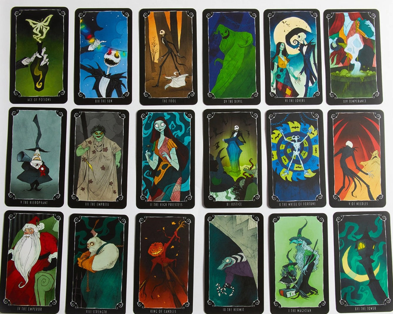 The Nightmare Before Christmas Tarot Deck & Guidebook