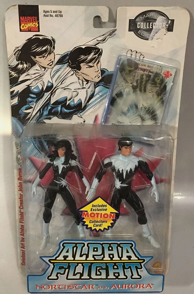 Alpha Flight Northstar and Aurora 2 Pack Figure