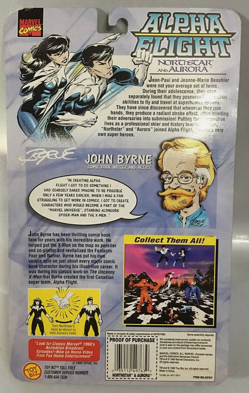 Alpha Flight Northstar and Aurora 2 Pack Figure