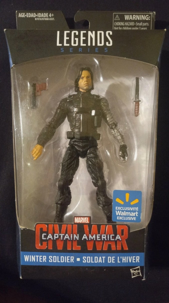 Marvel Legends Winter Soldier Civil War Walmart Exclusive 6-Inch Figure Hasbro Avengers