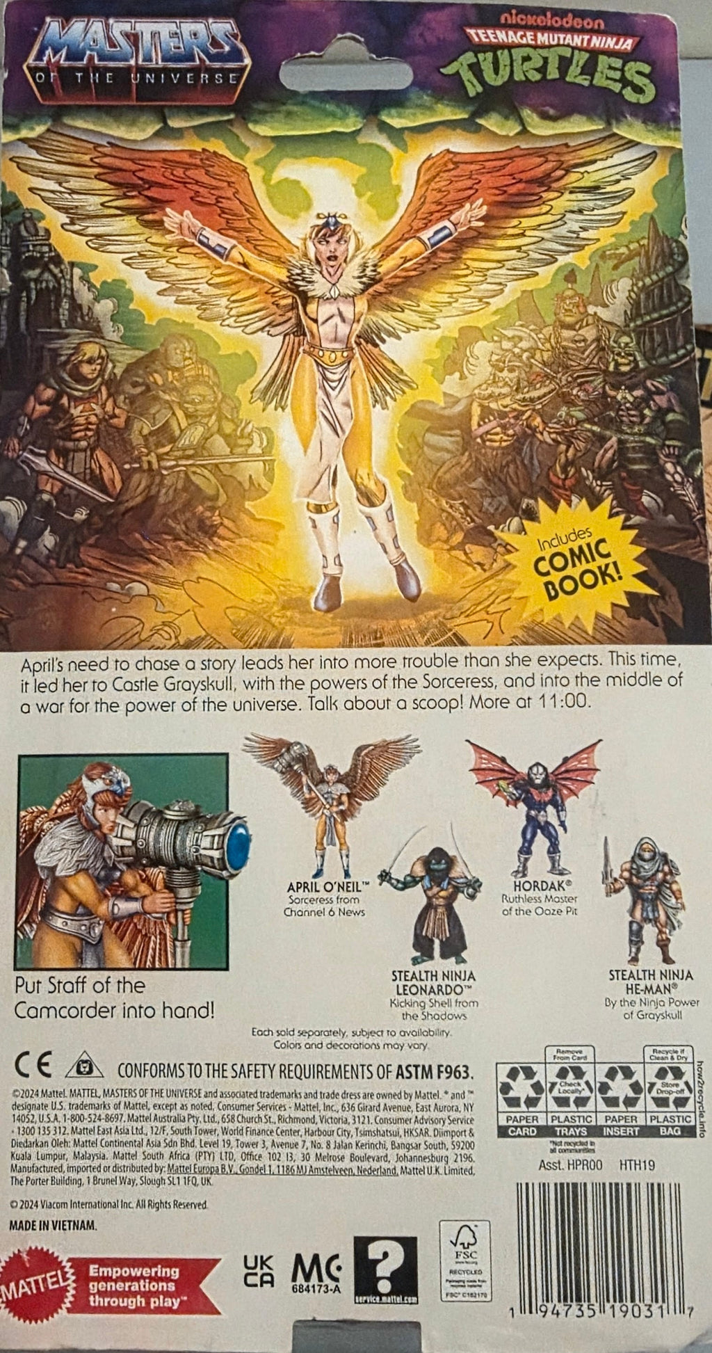April O'Neil Sorceress Action Figure – Turtles of Grayskull TMNT x MOTU Crossover - Grown Up Kids