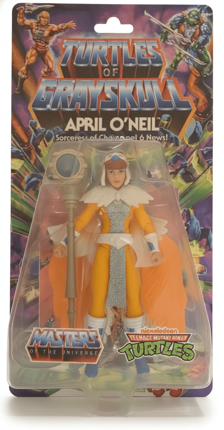 April O'Neil Sorceress Action Figure – Turtles of Grayskull TMNT x MOTU Crossover - Grown Up Kids