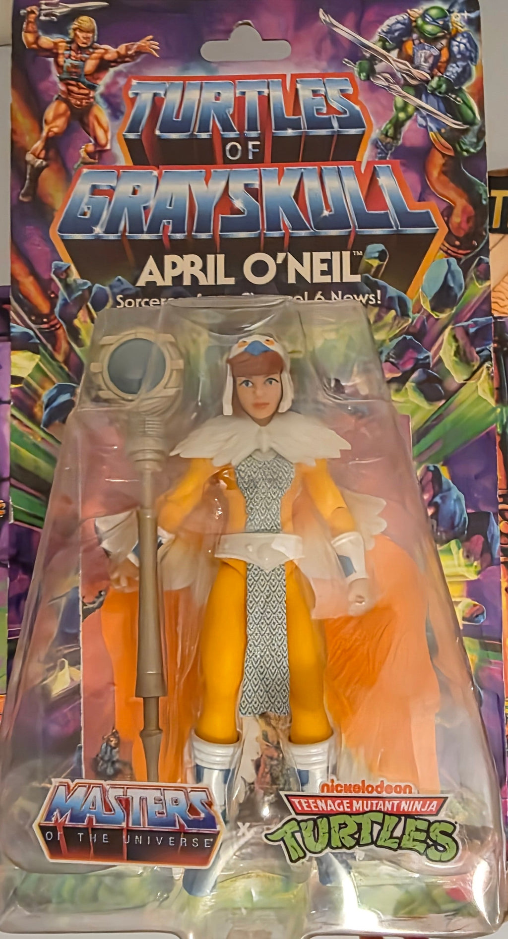 April O'Neil Sorceress Action Figure – Turtles of Grayskull TMNT x MOTU Crossover - Grown Up Kids