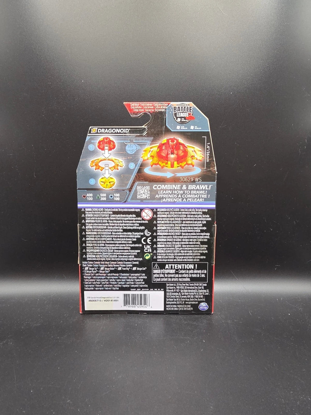 Bakugan, Special Attack Dragonoid, Spinning Collectible, Customizable Action - Grown Up Kids