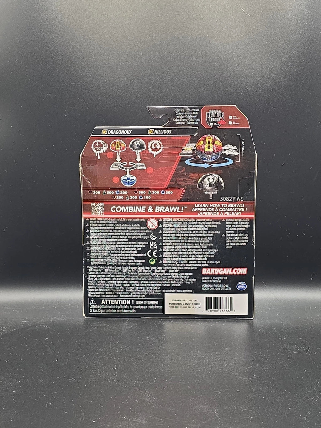Bakugan Street Brawl Special Attack Dragonoid & Nillious Figure 2-Pack - Grown Up Kids
