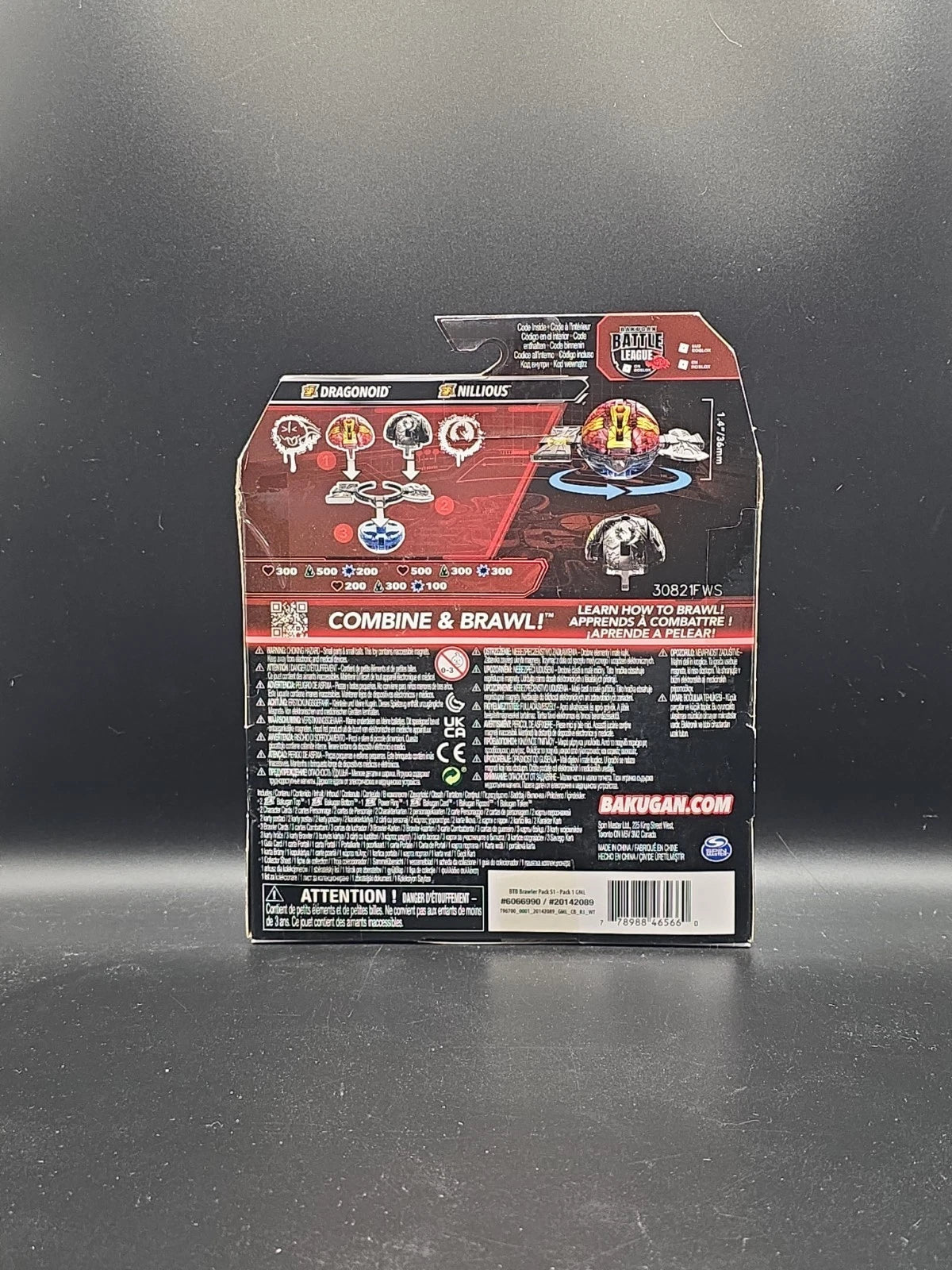 Bakugan Street Brawl Special Attack Dragonoid & Nillious Figure 2-Pack - Grown Up Kids