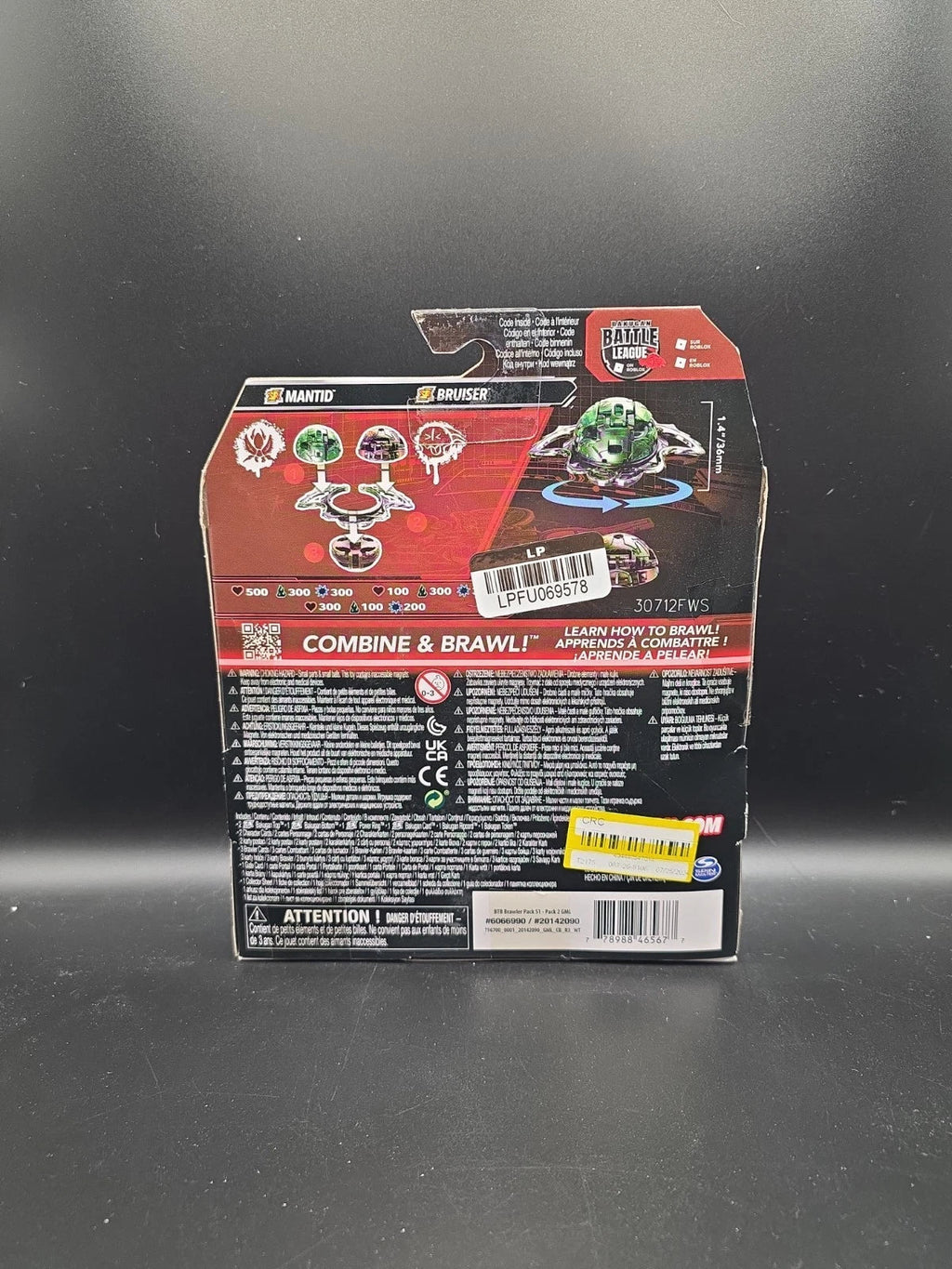 Bakugan Street Brawl Special Attack Mantid & Special Attack Bruiser New - Grown Up Kids