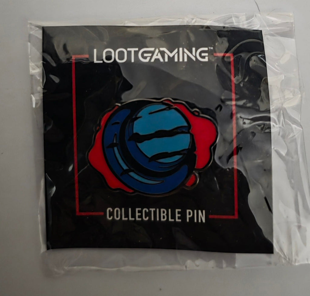 BAM Gamer Bloody Button Slash Hat Enamel Pin Loot Gaming Exclusive October 2021 Horror Collectible - Grown Up Kids
