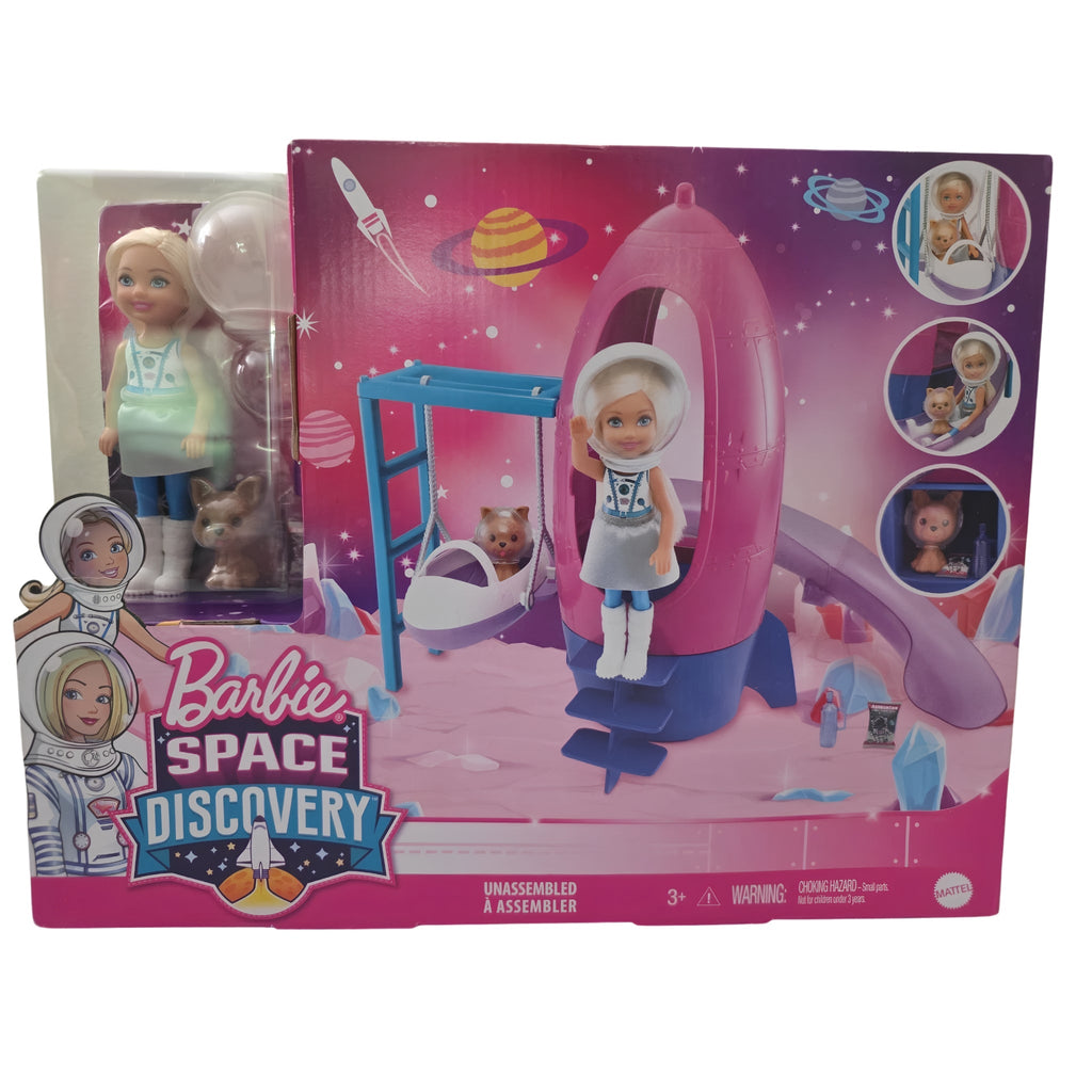 Barbie Space Discovery: Chelsea Doll & Playset (Minor Damaged Box) - Grown Up Kids