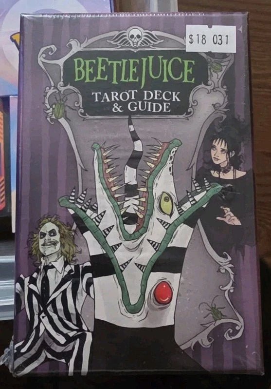 Beetlejuice Tarot Deck And Guidebook AUTHENTIC DECK Sealed New - Grown Up Kids