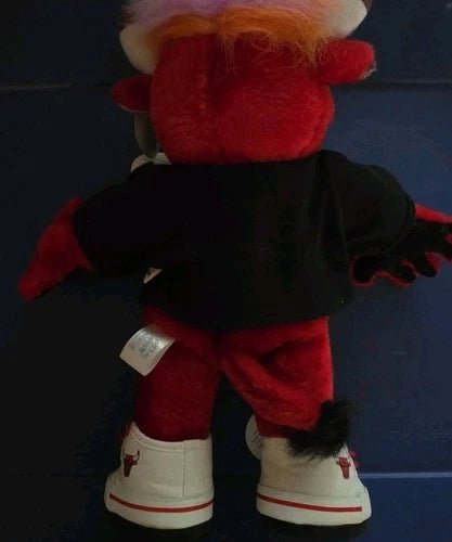 Benny the Bull Chicago Bulls Noah's Ark 17" Plush Mascot NBA Jersy #1 VERY RARE - Grown Up Kids