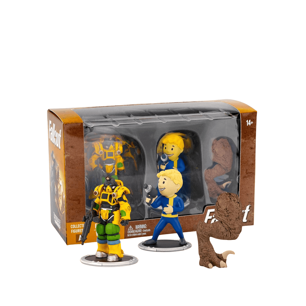 Bethesda Fallout Excavator Power Armor & Vault Boy Mini Figure 2-Pack (Set A) - Grown Up Kids