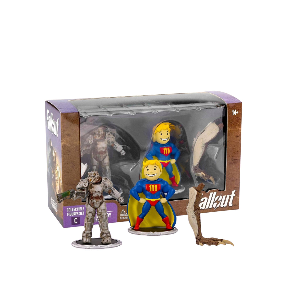 Bethesda Fallout T-60 Power Armor & Vault Boy Mini Figure 2-Pack (Set C) - Grown Up Kids