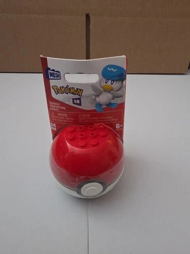 Brand New MEGA Construx Pokemon QUAXLY Premier Ball Series 18 HNT90 24 Pieces - Grown Up Kids