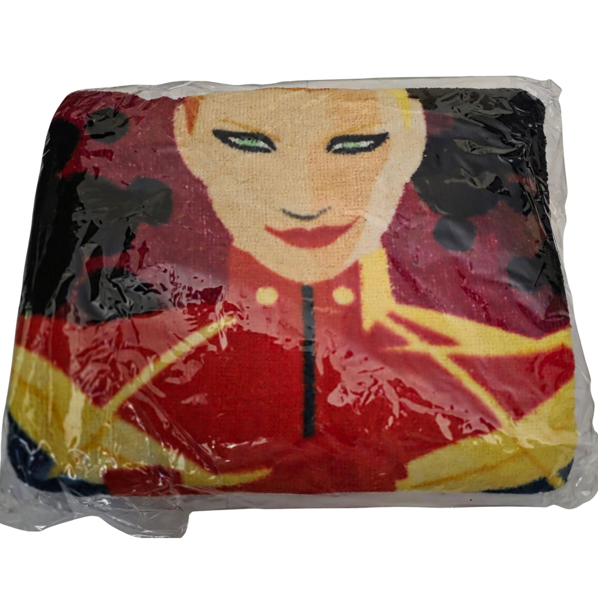 Captain Marvel Graphic Beach Towel - Loot Crate Exclusive - Grown Up Kids