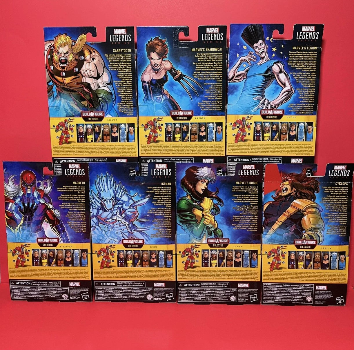 Marvel Legends X-Men Age of Apocalypse Colossus BAF Complete Set (6 Figures) Hasbro