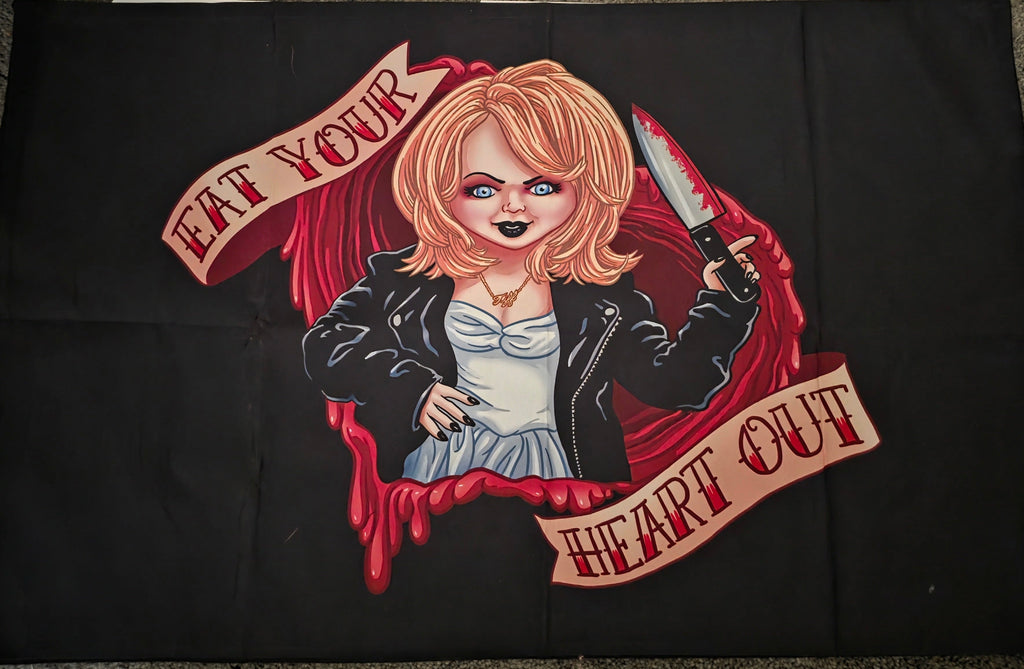 Chucky & Tiffany "Ade Due Damballa" Pillowcase 2-Pack Set (Loot Fright Exclusive) - Grown Up Kids