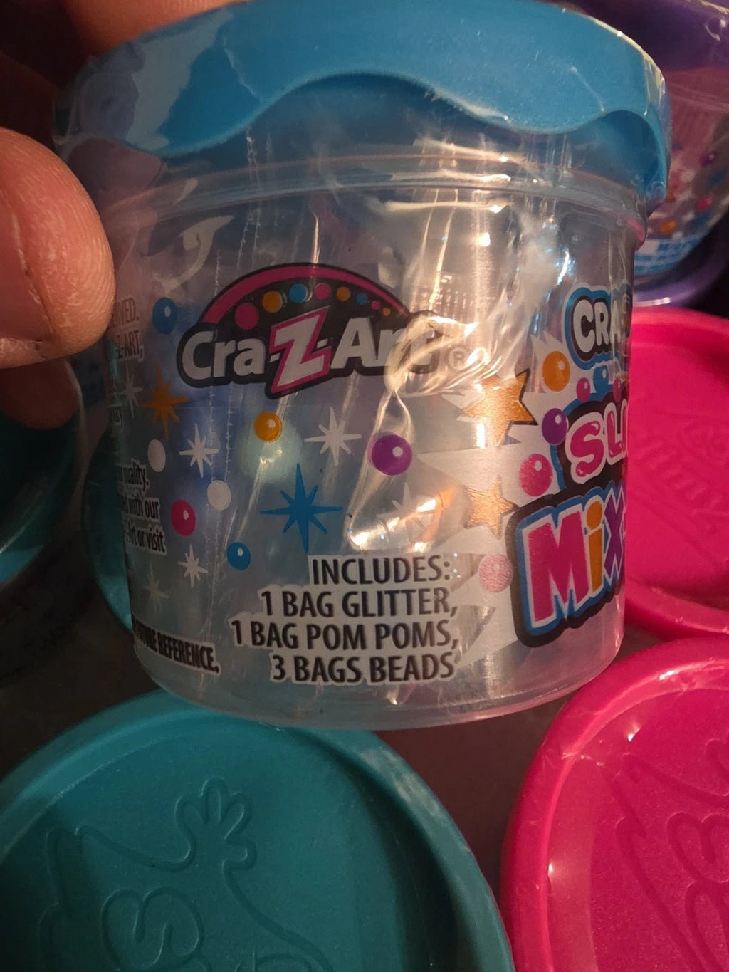 Crazslimy Brand Slimy Mix In With Blue Lid - Grown Up Kids