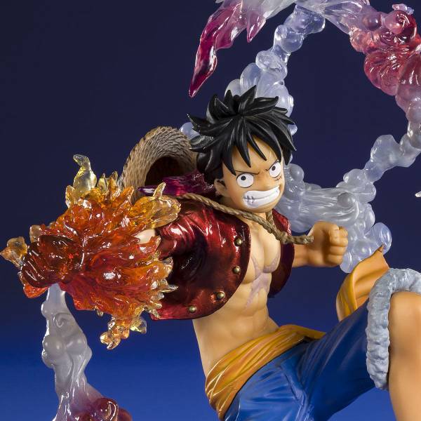 Custom Anime Action Figure – Battle Pose w/ Flame Effect, Smoke Ring & Water Base, 6–7” Display Piece - Grown Up Kids
