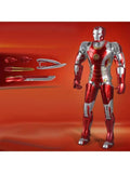 Custom Armored Hero MK5 Action Figure w/ Accessories – Red & Silver Suit, 6–7” Scale - Grown Up Kids