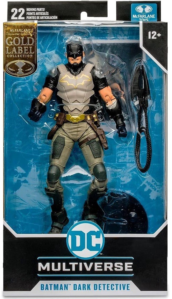 DC Multiverse Gold Label Collection Batman Action Figure (Dark Detective) - Grown Up Kids