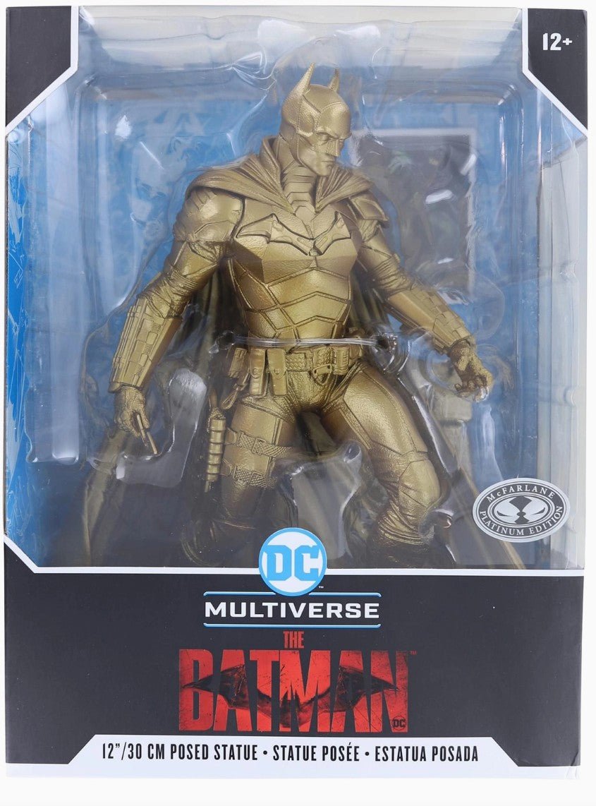 DC Multiverse The Batman 12 Inch Figure | Gold - Grown Up Kids