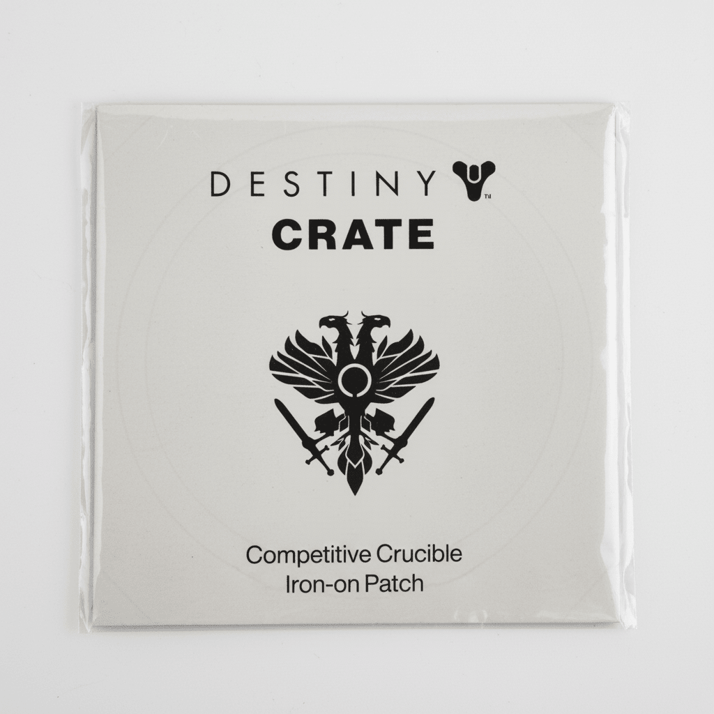 Destiny Competitive Crucible Iron-On Patch - Loot Gaming Exclusive - Grown Up Kids