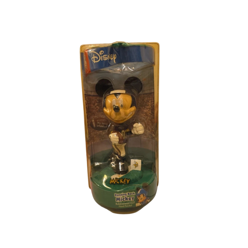 Disney NFL Minnesota Vikings: Running Back Mickey Mouse 8" Bobblehead (Damaged Box) - Grown Up Kids