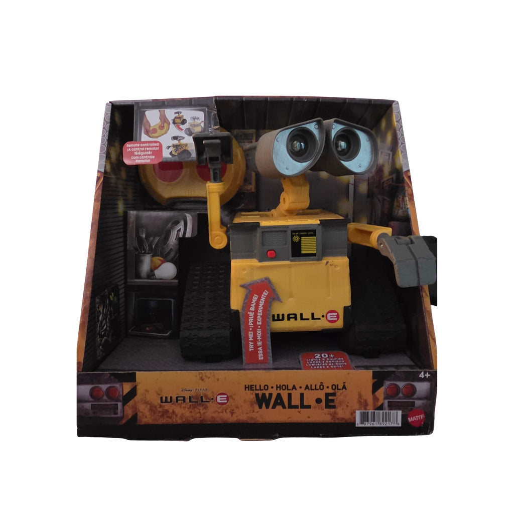 Disney Pixar Hello WALL-E Remote Control Robot Toy Mattel GPN30 Lights Sounds - Grown Up Kids
