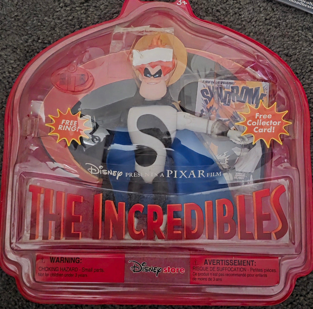 Disney Store The Incredibles Syndrome Action Figure (2004 Movie Release) - Grown Up Kids