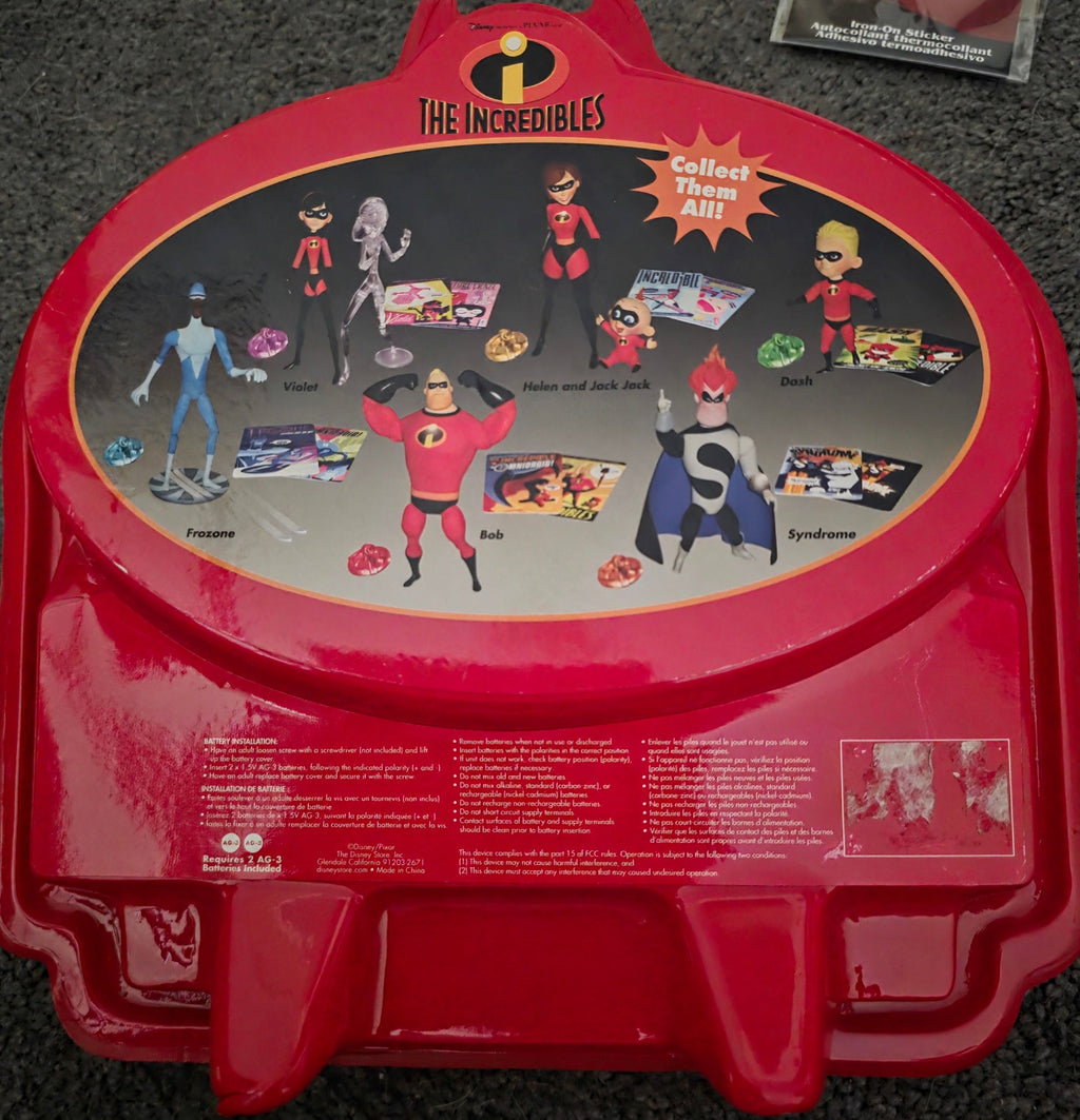 Disney Store The Incredibles Syndrome Action Figure (2004 Movie Release) - Grown Up Kids