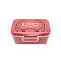 DOOM UAC Union Aerospace Corporation Red Metal Storage Tin Carry Case - Grown Up Kids