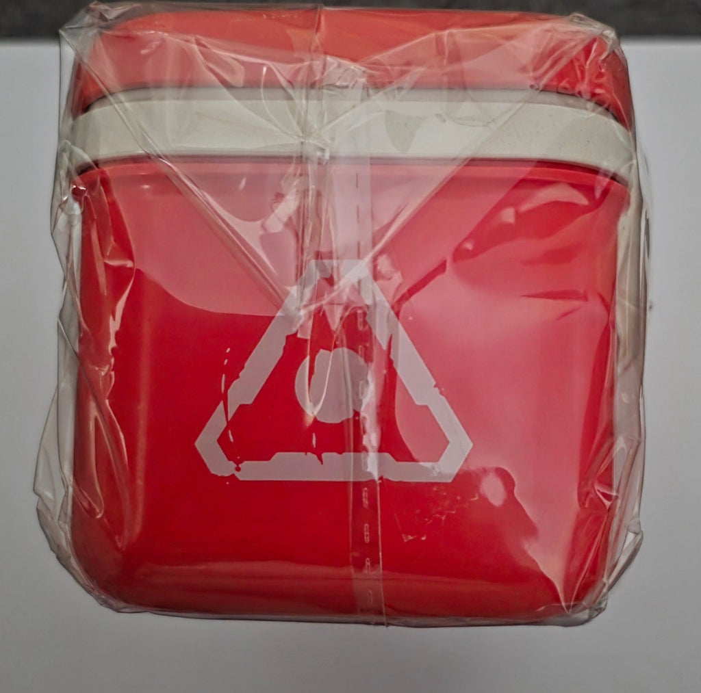 DOOM UAC Union Aerospace Corporation Red Metal Storage Tin Carry Case - Grown Up Kids
