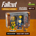 Fallout Excavator & Vault Boy Gun Mini Figure Set A - Grown Up Kids