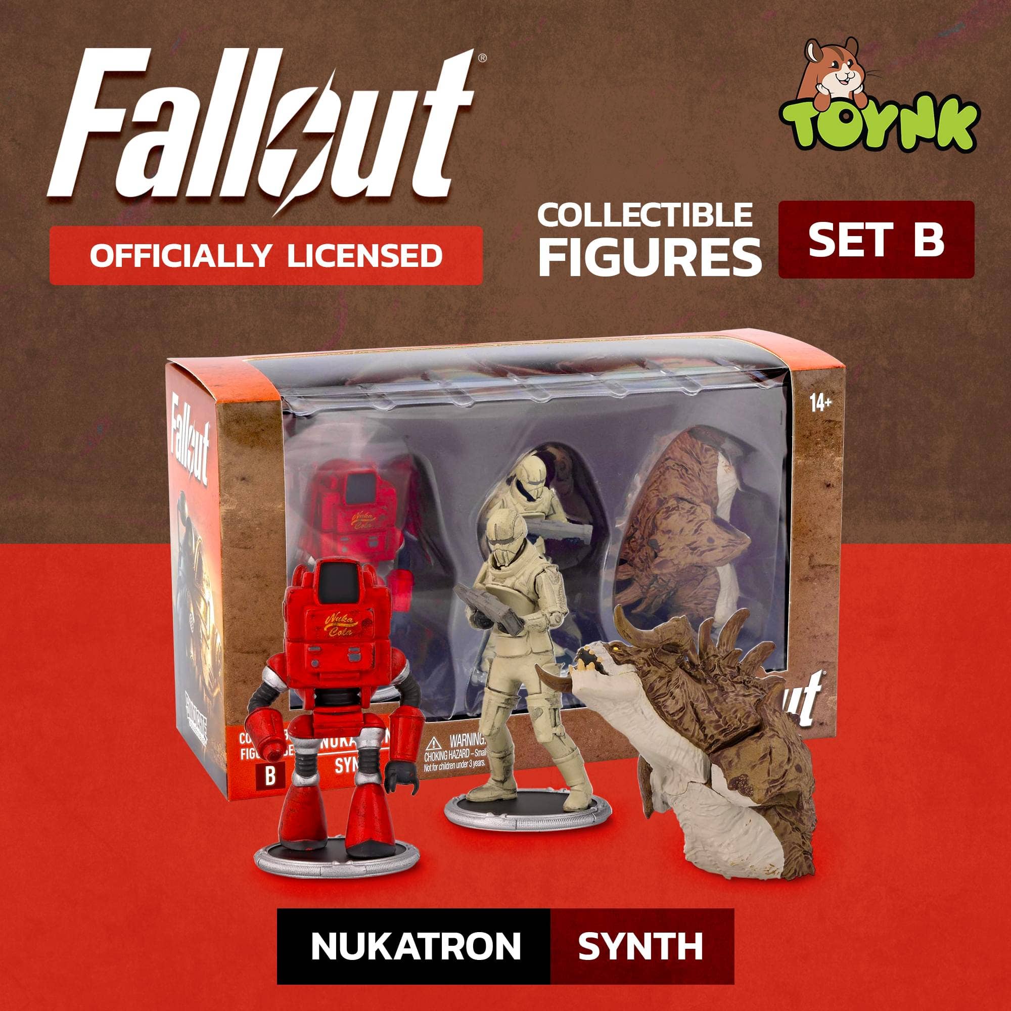 Fallout Nukatron & Synth Mini Figure Set B - Grown Up Kids