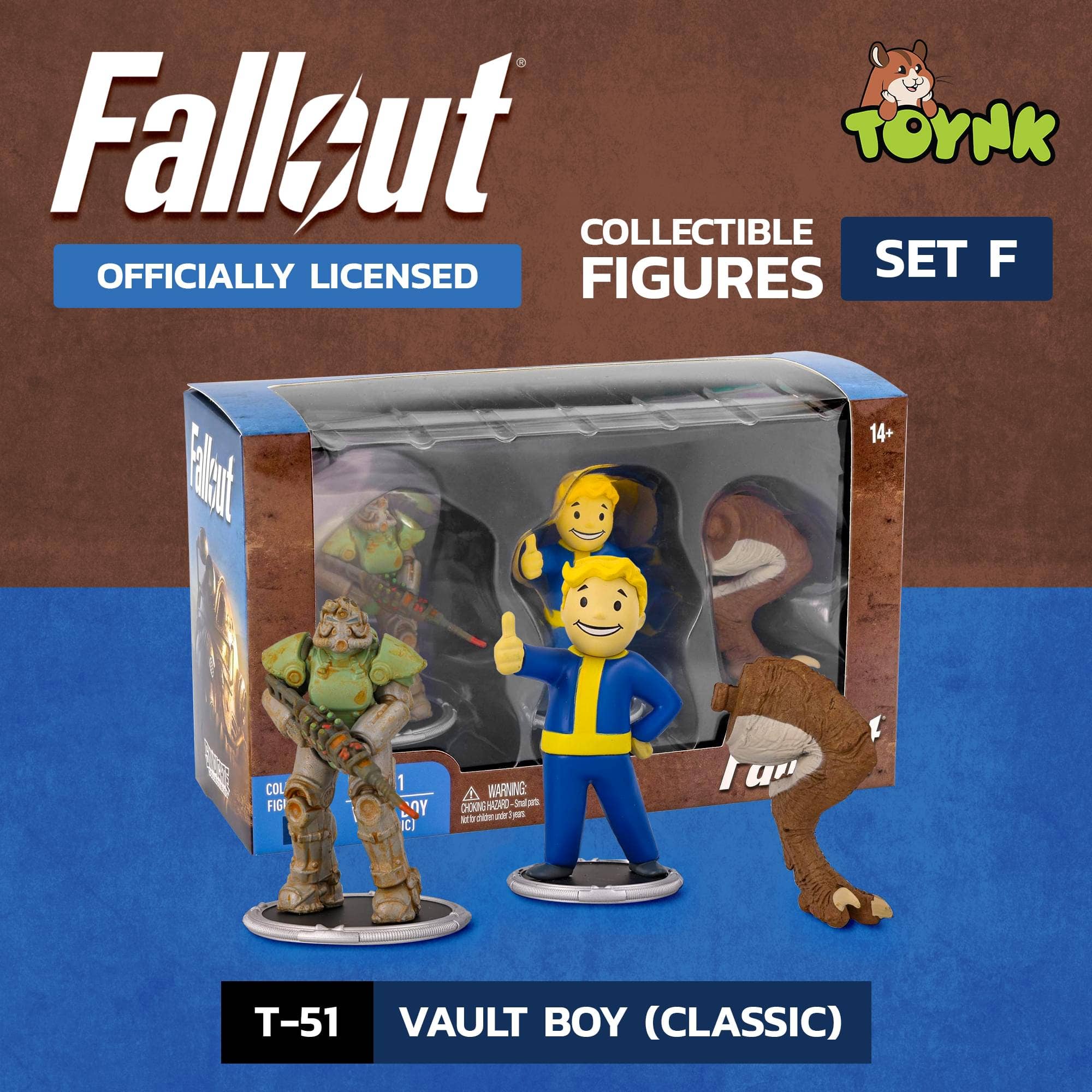 Fallout T-51 & Vault Boy Classic Mini Figure Set F - Grown Up Kids